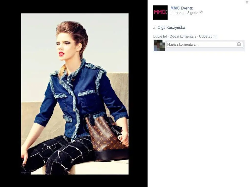 Olga Kaczyńska dla Louis Vuitton