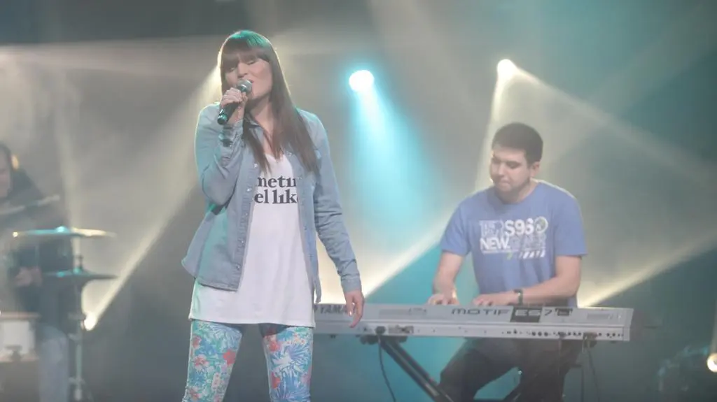 Olga Matuszewska z zespołem