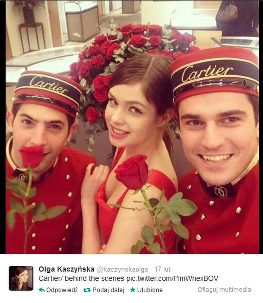 Olga za kulisami pokazu marki Cartier