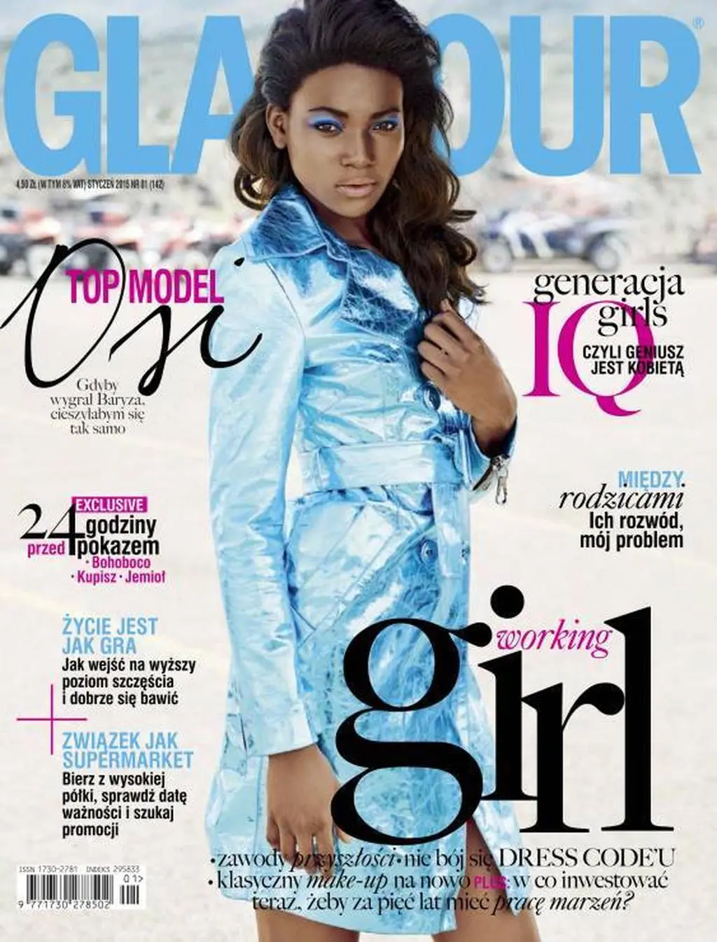Osi Ugonoh na okładce "Glamour"