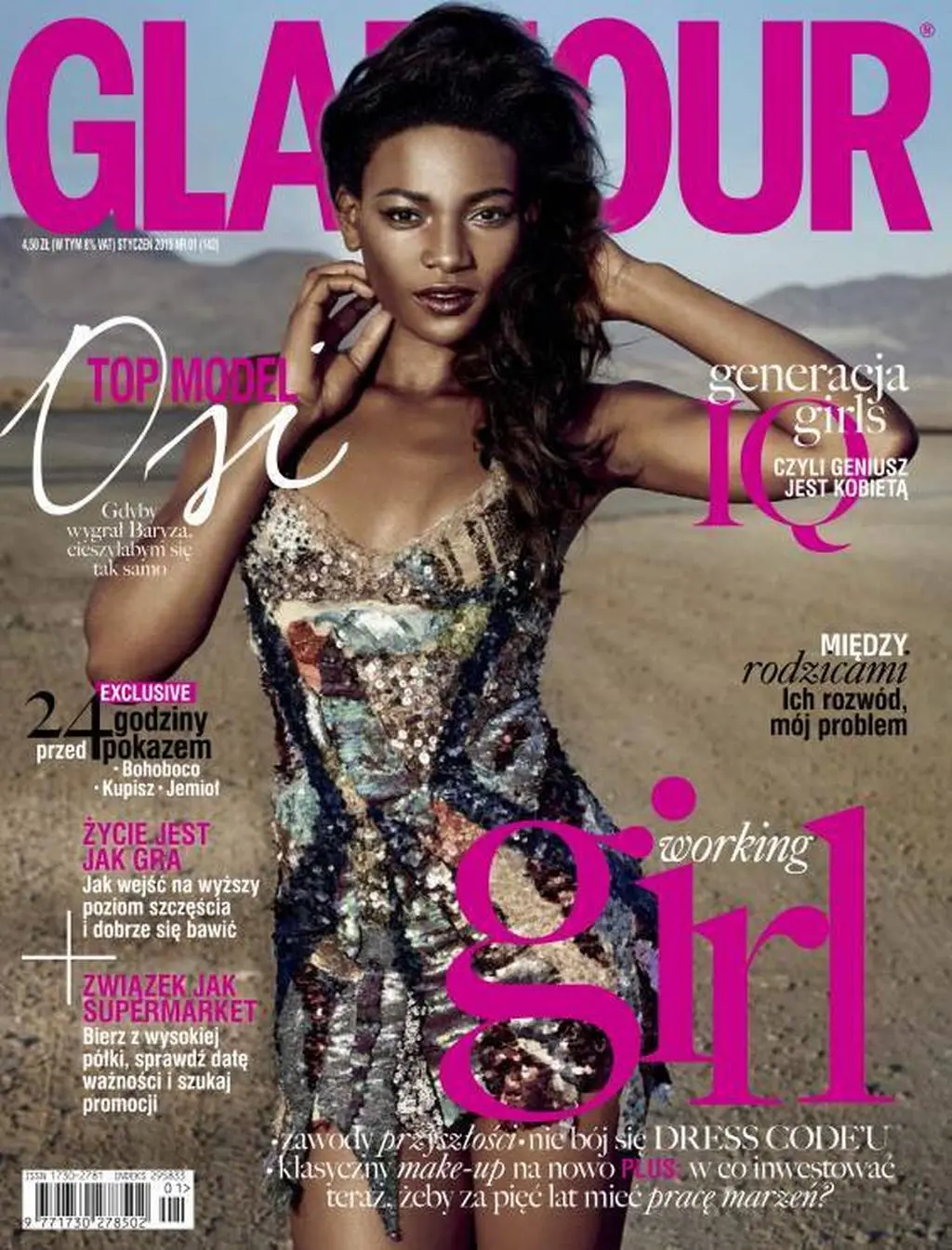 Osi Ugonoh na okładce "Glamour"