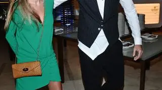 Ania Starmach i Pascal Brodnicki z żoną na gali rozdania TeleKamer 2015