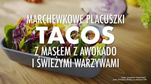 "Patenciary": marchewkowe tacos z warzywami