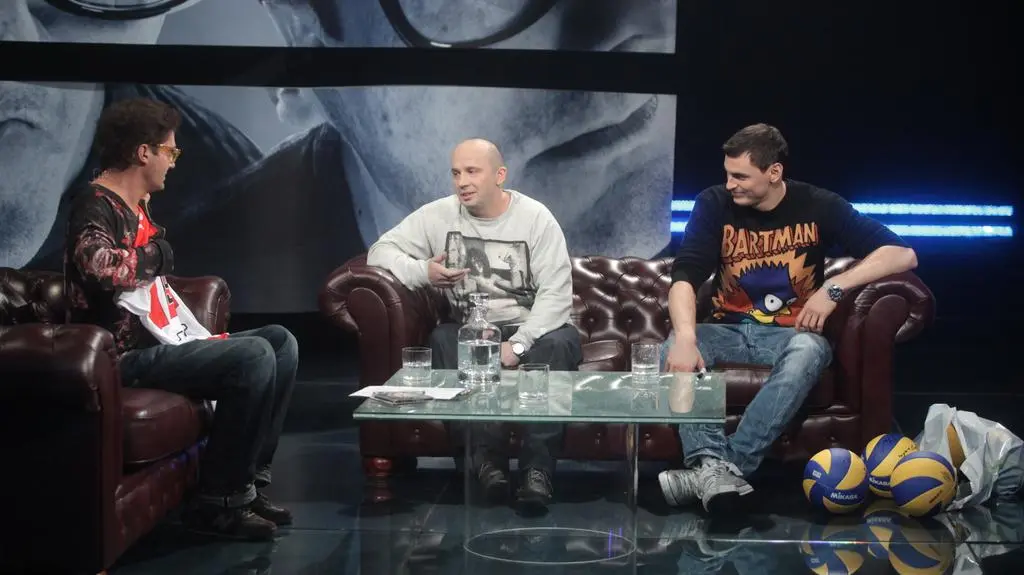 Peja i Zbigniew Bartman
