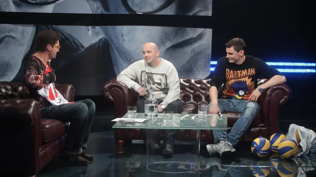 Peja i Zbigniew Bartman