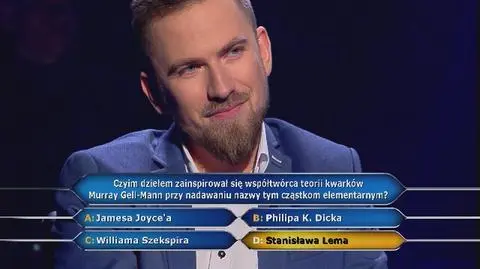 Pewnie szedł po milion