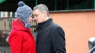 Pocałunek Mai i Tadeusza