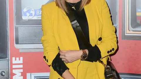 Małgorzata Rozenek-Majdan i Radosław Majdan na premierze spektaklu "Telewizja kłamie"