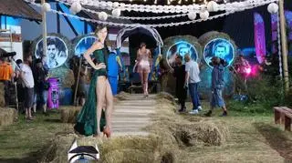 Pokaz bielizny na Mazurach