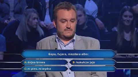 PRZED EMISJĄ W TV: Gapa, fujara, niezdara albo