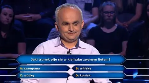 PRZED EMISJĄ W TV: Jaki trunek pije się w kieliszku zwanym fletem?