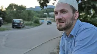 Przemek Kossakowski w podróży po Rosji i Ukrainie/ fot. Wojtek Maciąg