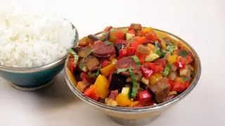 Ratatouille z chorizo
