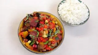 Ratatouille z chorizo