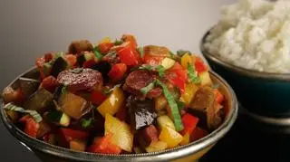 Ratatouille z chorizo