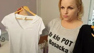 Rosa na czole, plama na plecach, kałuża pod pachą