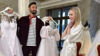 Salon Sukien Ślubnych: Wiola jest stanowcza, poukładana i dominująca - czy taka będzie również przy wyborze sukni?