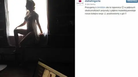 Marta Wierzbicka w reklamie bielizny