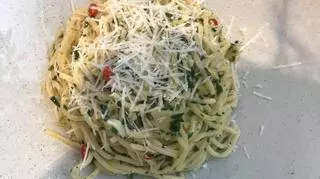 Spaghetti aglio, olio, peperoncino Agnieszki Rzepczyńskiej