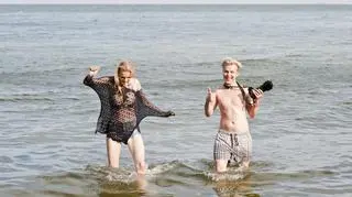 Tamara pozuje na plaży!