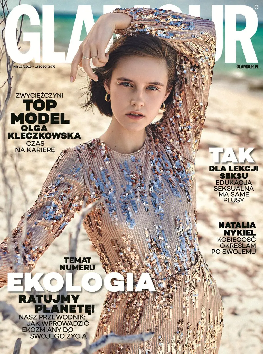 Top Model: Olga Kleczkowska na okładce Glamour