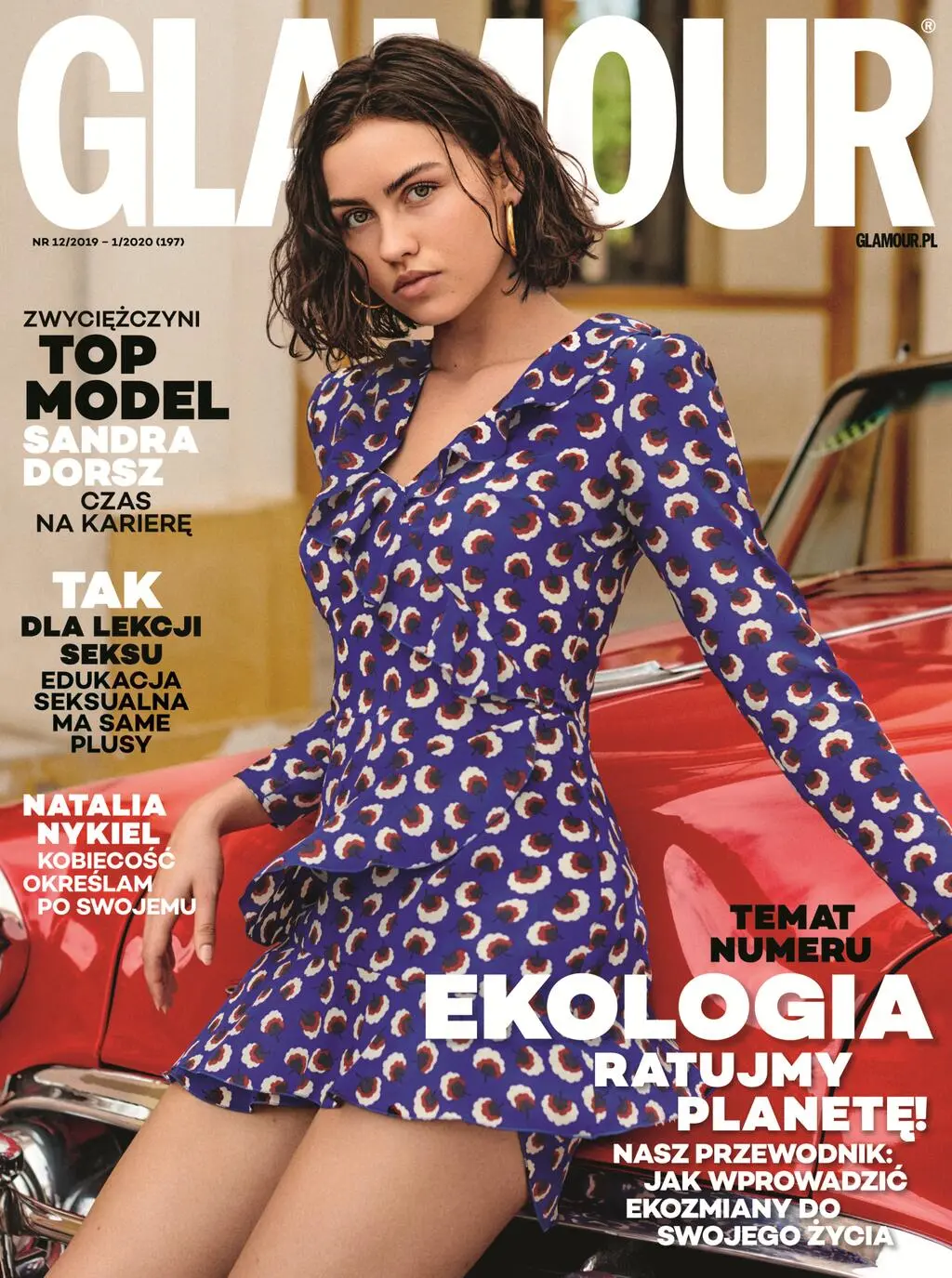 Top Model: Sandra Dorsz na okładce Glamour