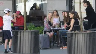 Modelki przyłapane w Warszawie