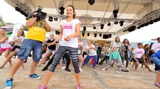 Trening z Anną Lewandowską