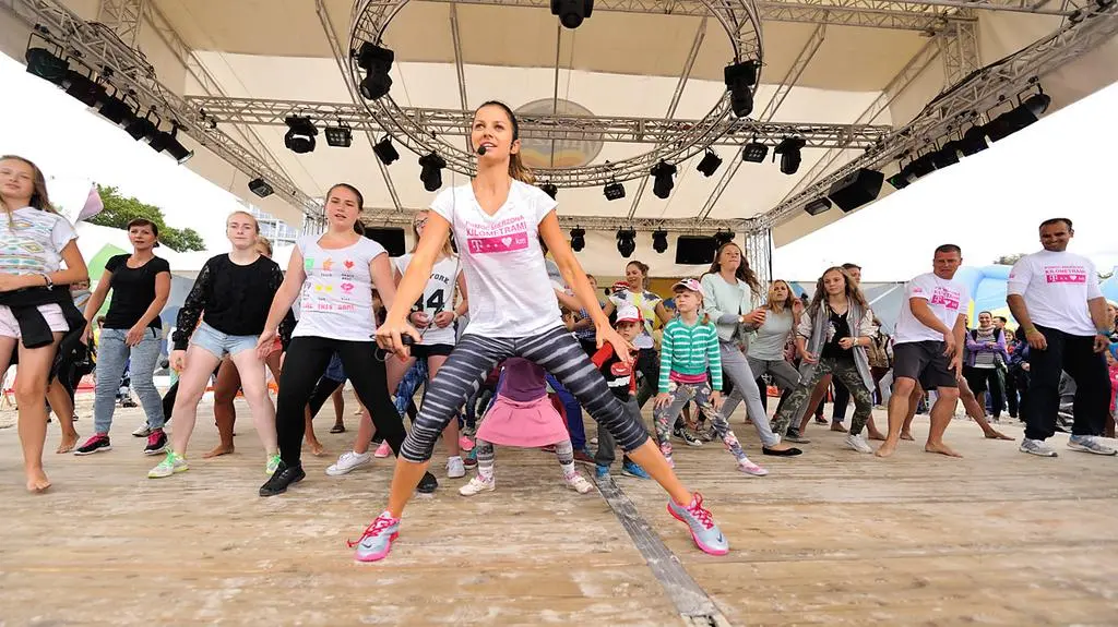 Trening z Anną Lewandowską