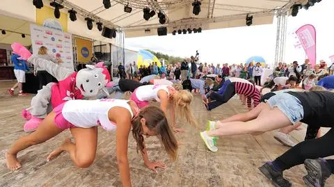 Trening z Anną Lewandowską