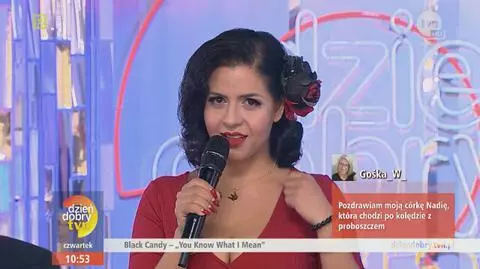 Uczestniczka "Misji ratunkowej", Pin Up Candy, zaśpiewała w "Dzień Dobry TVN"