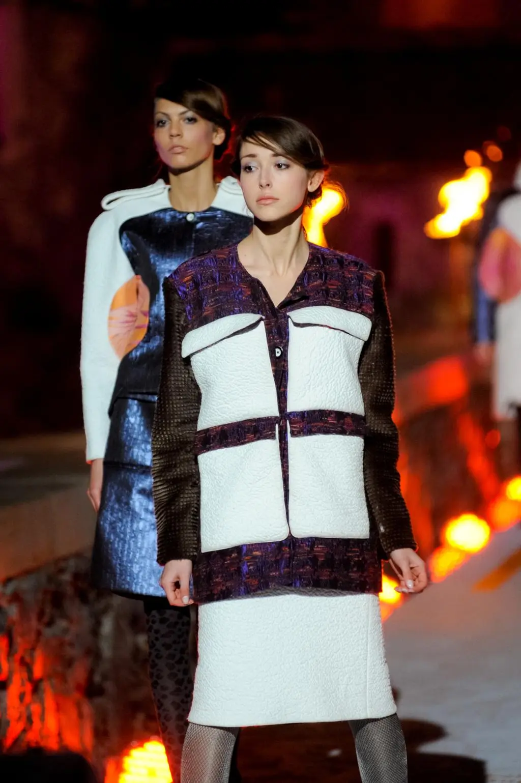 Uczestniczka "Top Model" na pokazie
