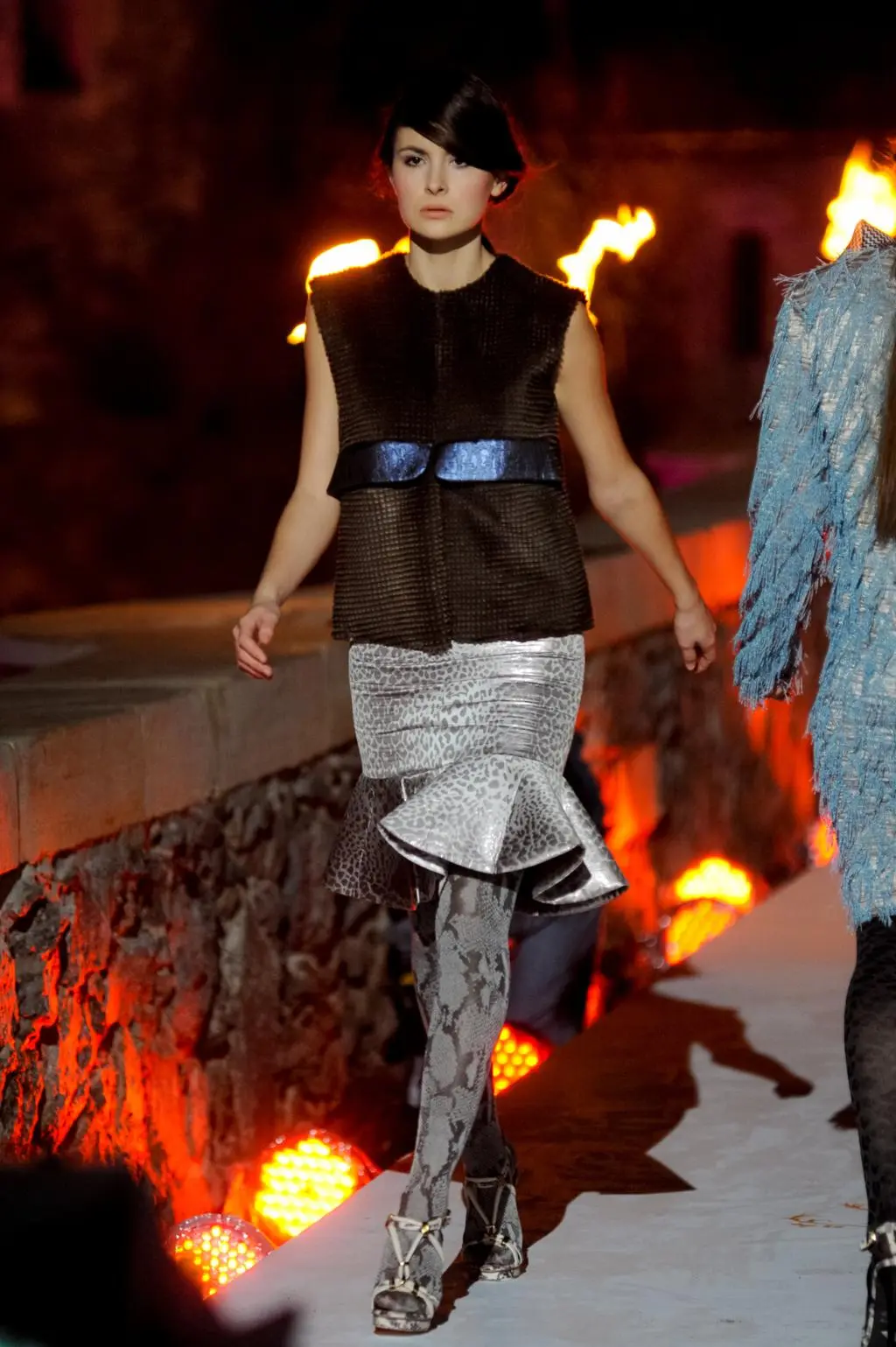 Uczestniczka "Top Model" na pokazie
