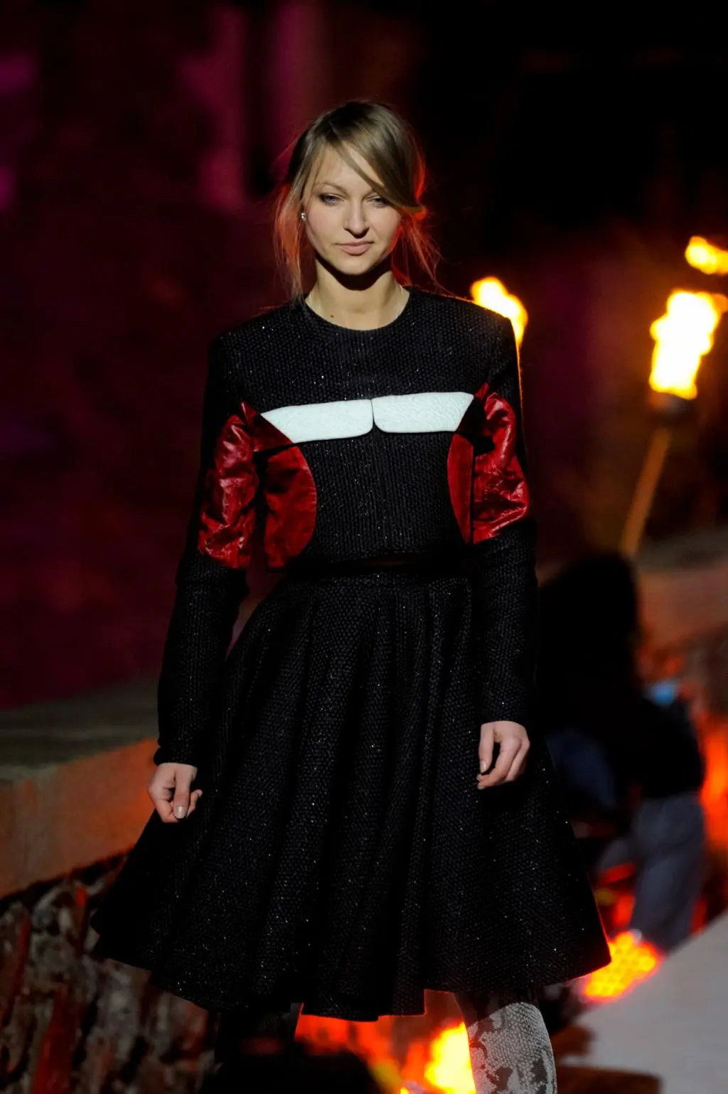 Uczestniczka "Top Model" na pokazie