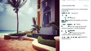 Ania Wendzikowska w Cancun