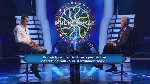 ZOBACZ PRZED EMISJĄ W TV: Szympans ma kciuk i