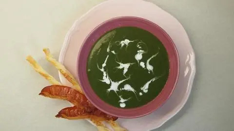 Zupa szpinakowa