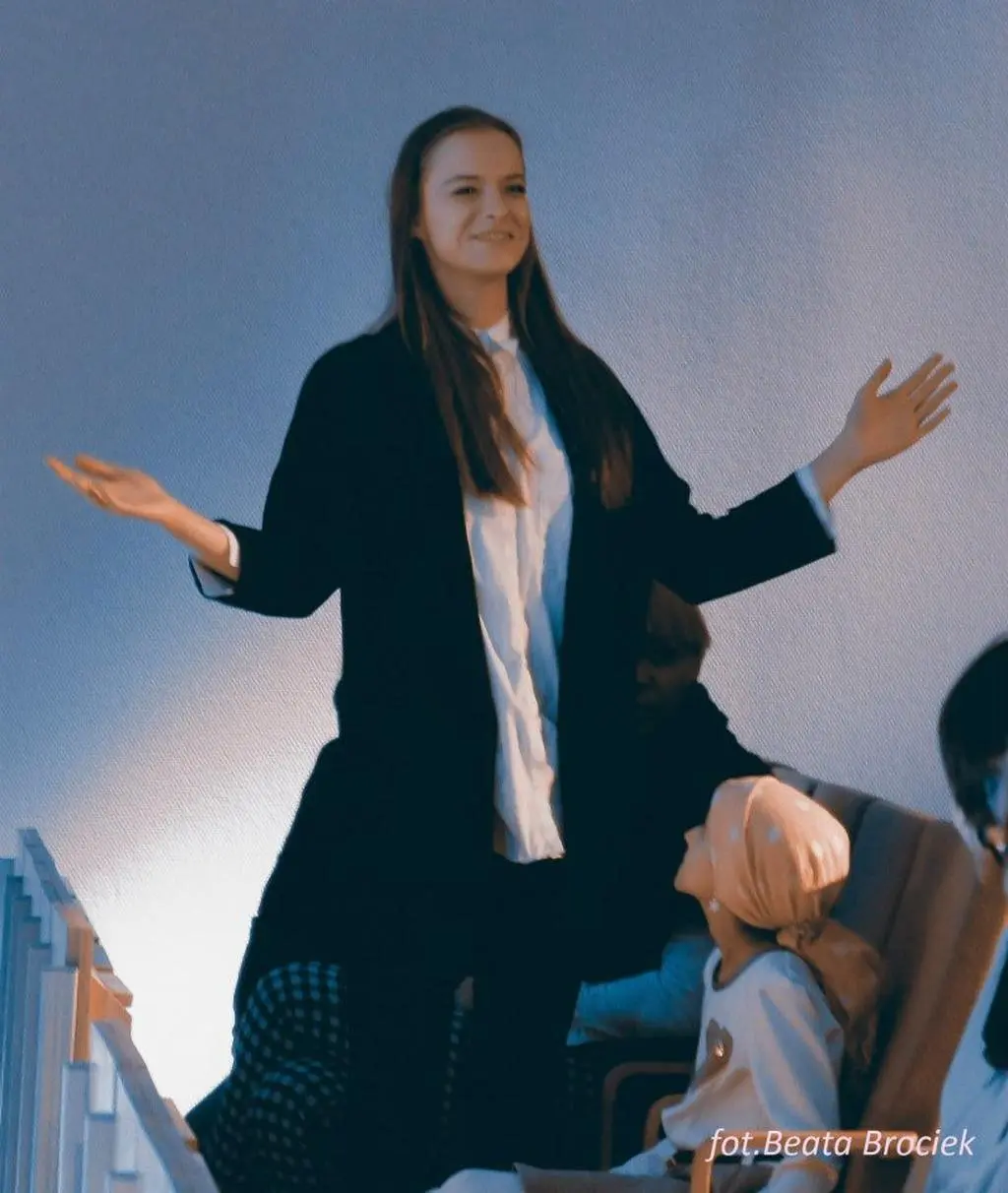 Zuza Kołodziejczyk na Szpitalnym Pokazie Mody