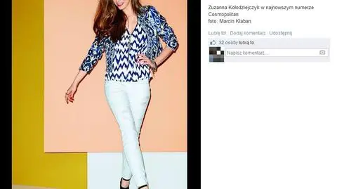 Zuza w sesji dla "Cosmopolitan"