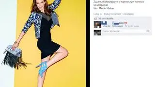 Zuza w sesji dla "Cosmopolitan"