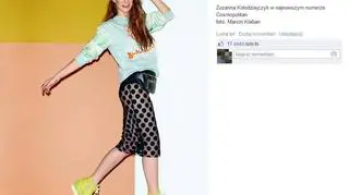 Zuza w sesji dla "Cosmopolitan"