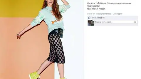 Zuza w sesji dla "Cosmopolitan"