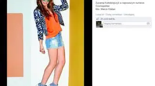 Zuza w sesji dla "Cosmopolitan"