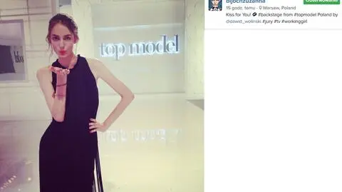 Zuzanna Bijoch ponownie na planie "Top Model"!