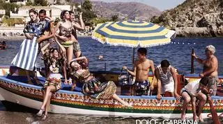 Zuzanna Bijoch w kampanii Dolce & Gabbana