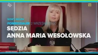 Zwiastun programu Sędzia Anna Maria Wesołowska	