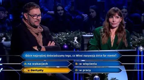 Milionerzy: Agnieszka i Tomasz odpadli z gry przy drugim pytaniu! "Ale wieś!"