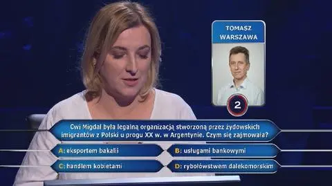 Milionerzy: Tatiana straciła 35 tysięcy mimo telefonu do przyjaciela! 