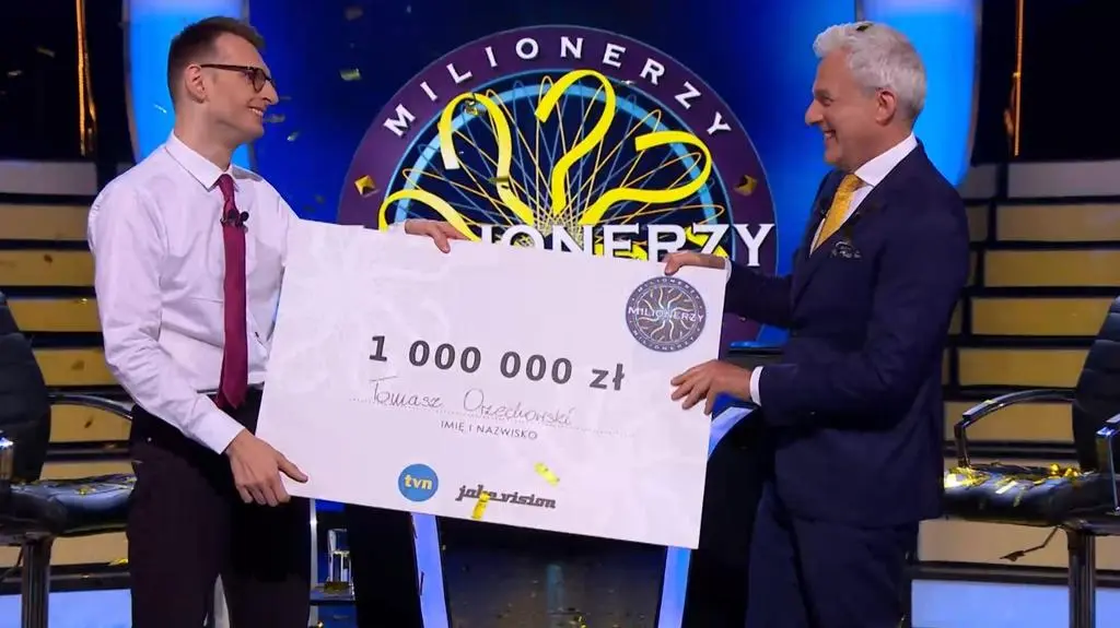 Milionerzy: Tomasz Orzechowski usłyszał pytanie za milion złotych i