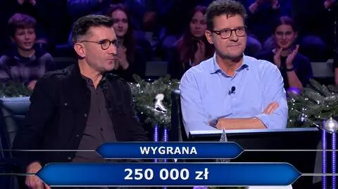 Milionerzy: Wojciech i Jacek wygrali ćwierć miliona złotych dla Fundacji TVN!